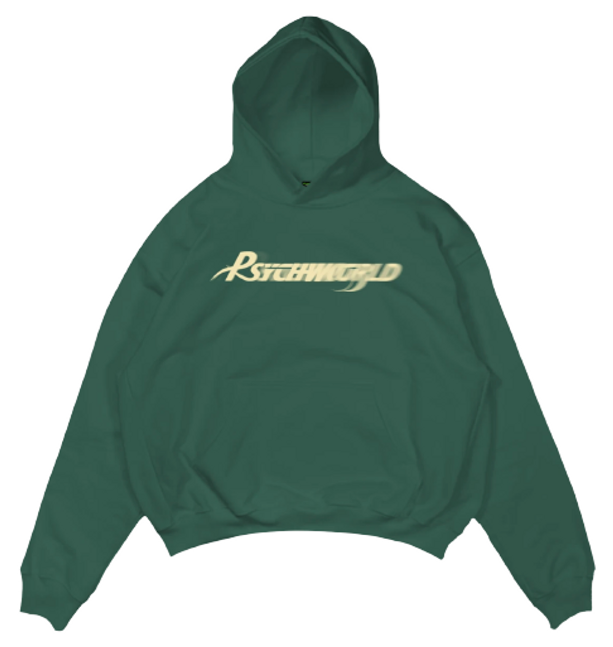 Psychworld Motion Logo Green Pullover Hoodie