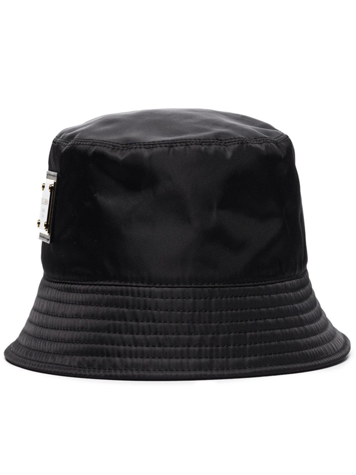 Dolce & Gabbana Logo-Plaque Black Bucket Hat
