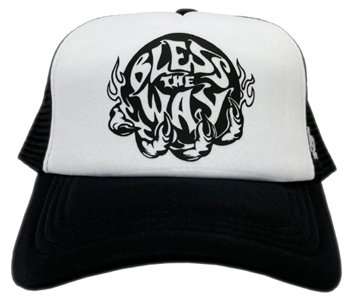 Empty Mirror Bless The Way Black White Cap