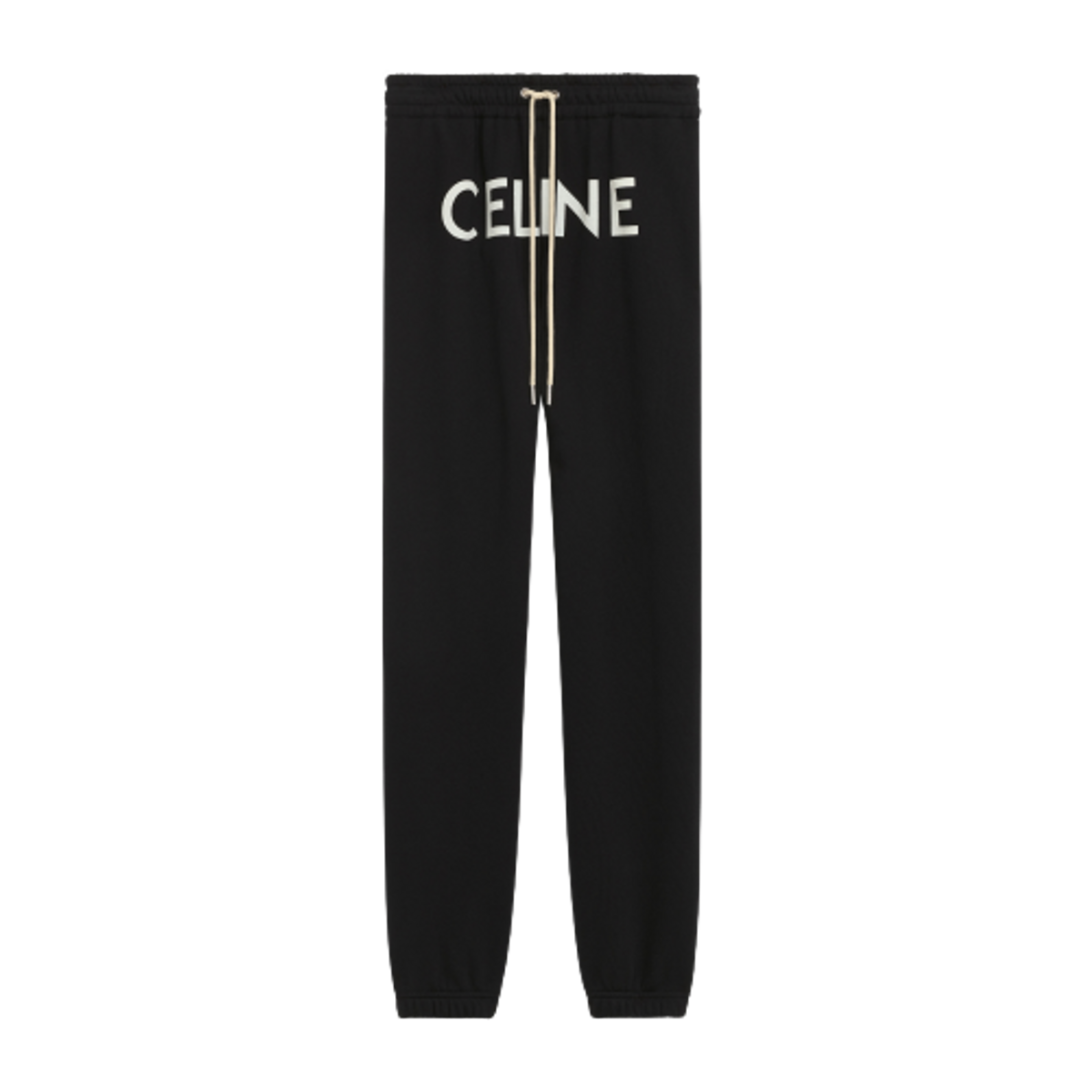Celine Logo-Print Cotton-Jersey Sweatpants