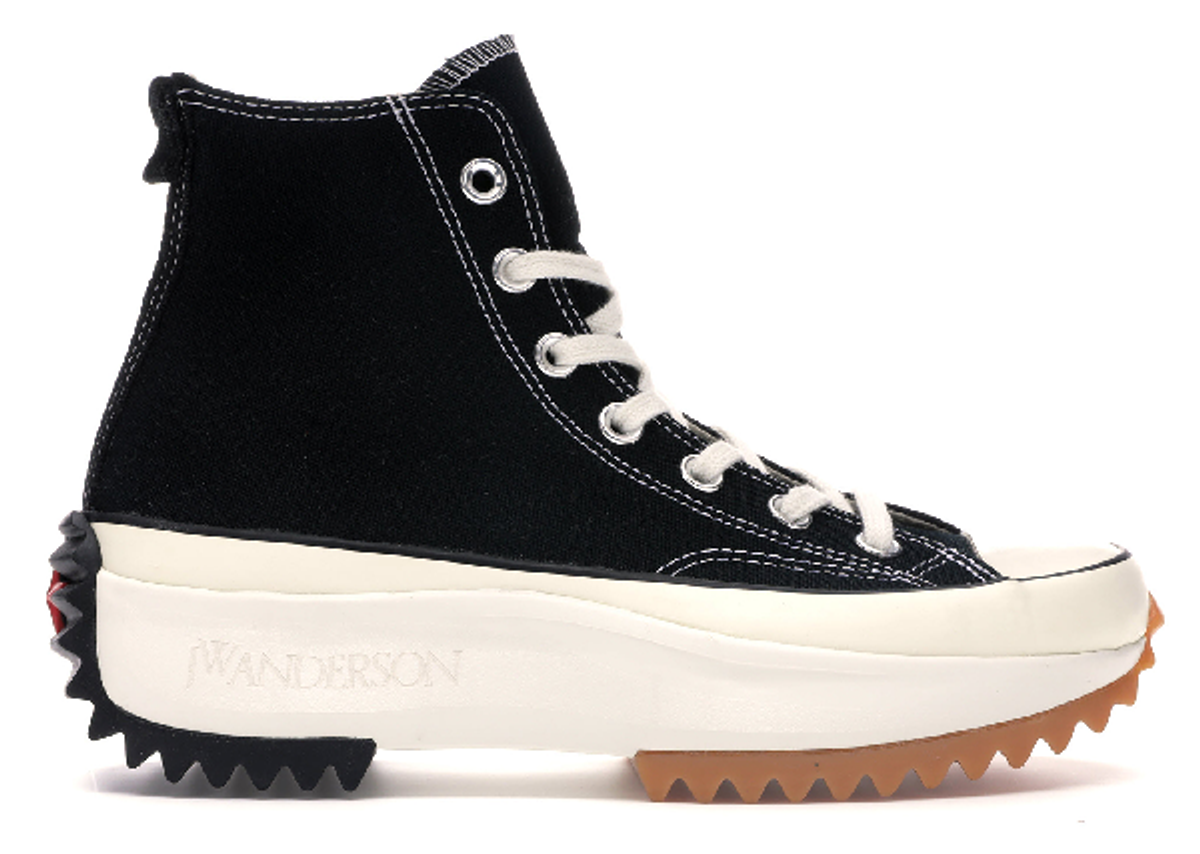 Converse × JW Anderson Run Star Hike Hi Black Sneakers