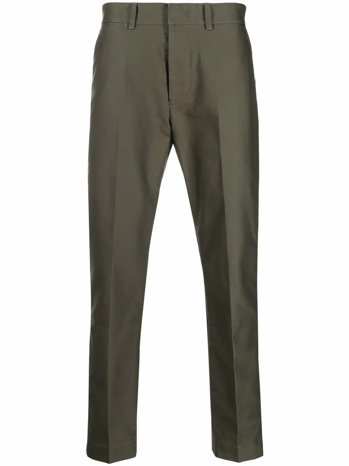 Tom Ford Khaki Green Cotton Straight-Leg Chino Trousers | WHAT’S ON THE ...
