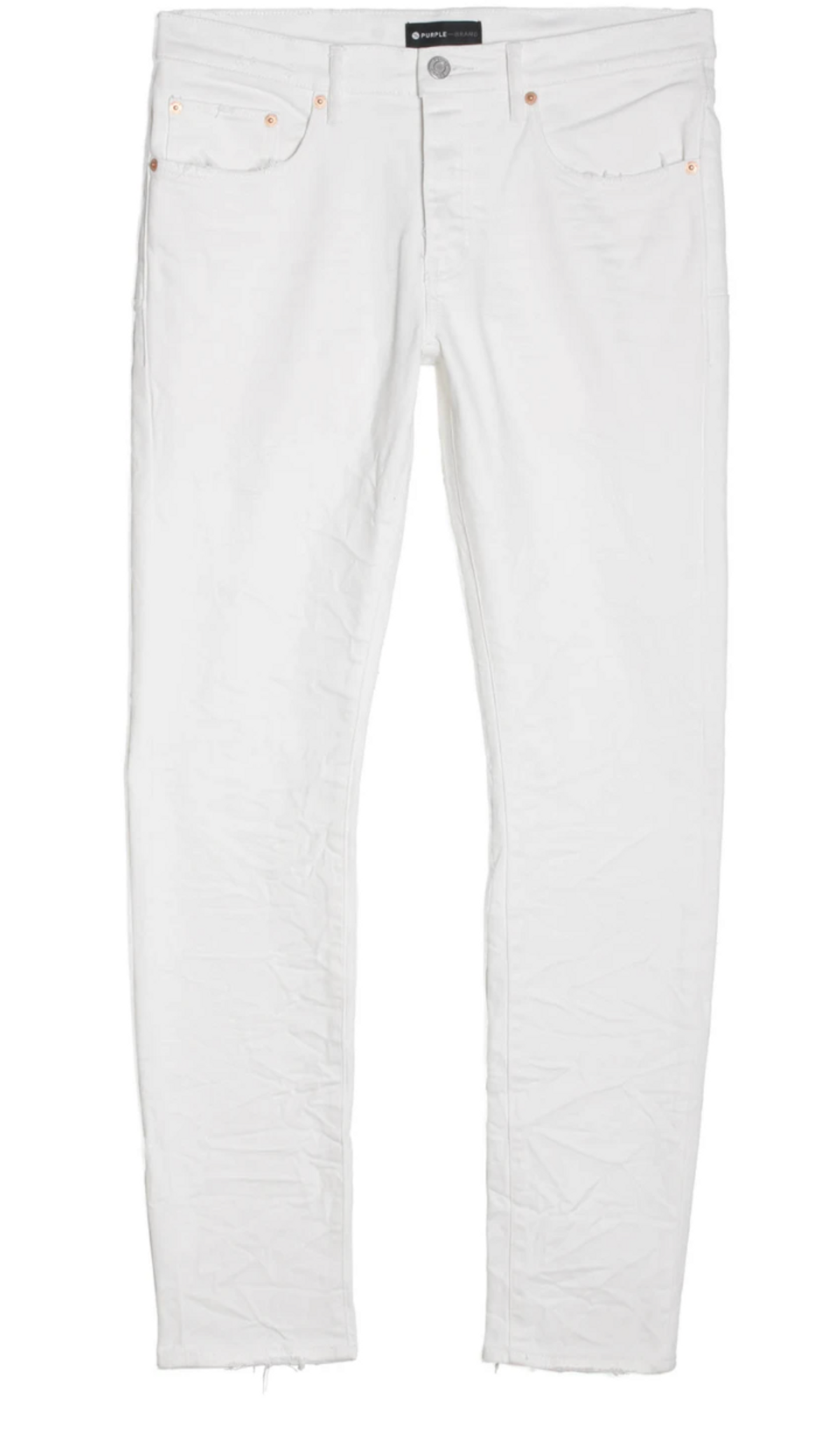 Purple Brand Low Rise Slim Leg Washed Jeans
