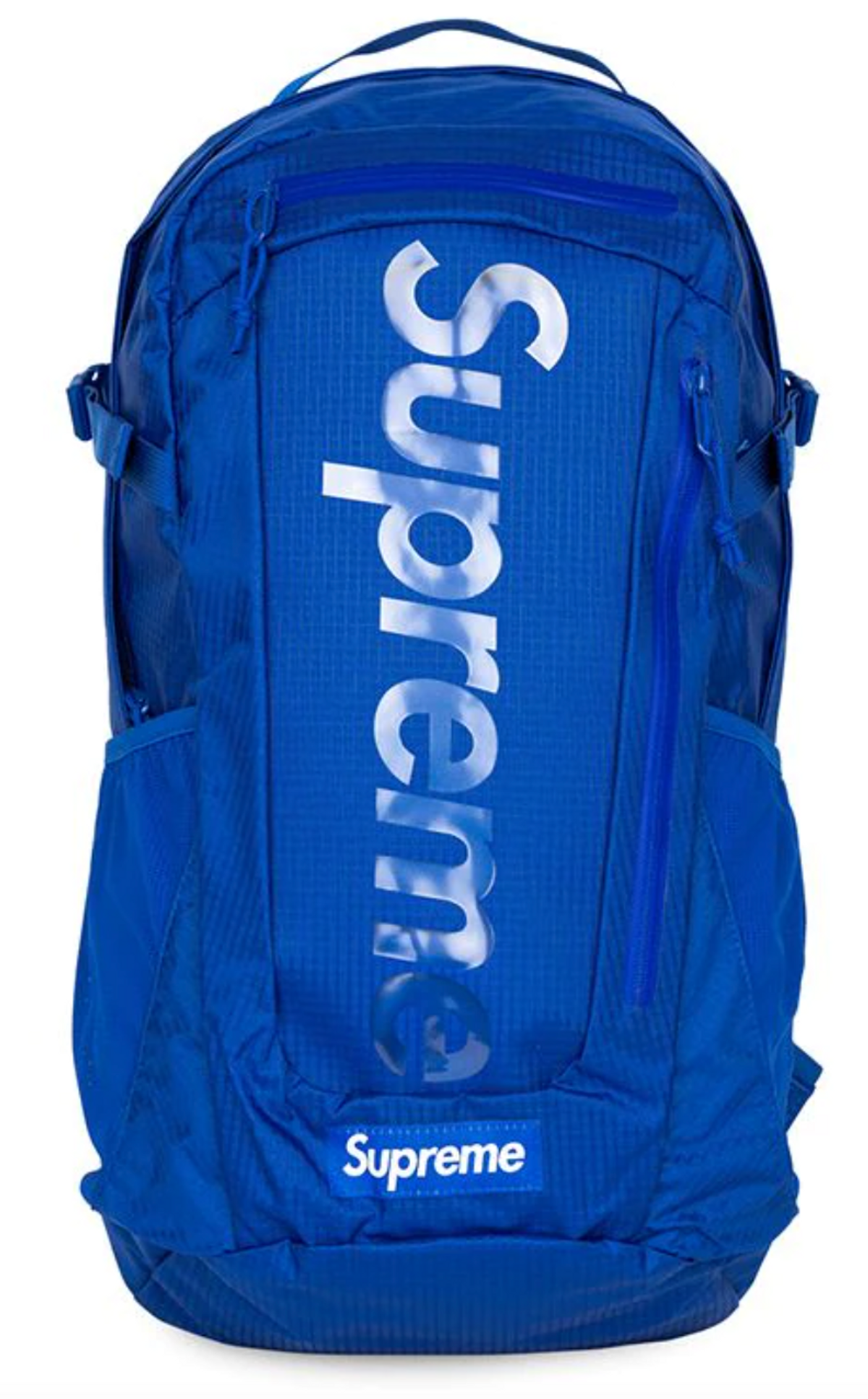 Supreme Logo-Print Blue Backpack