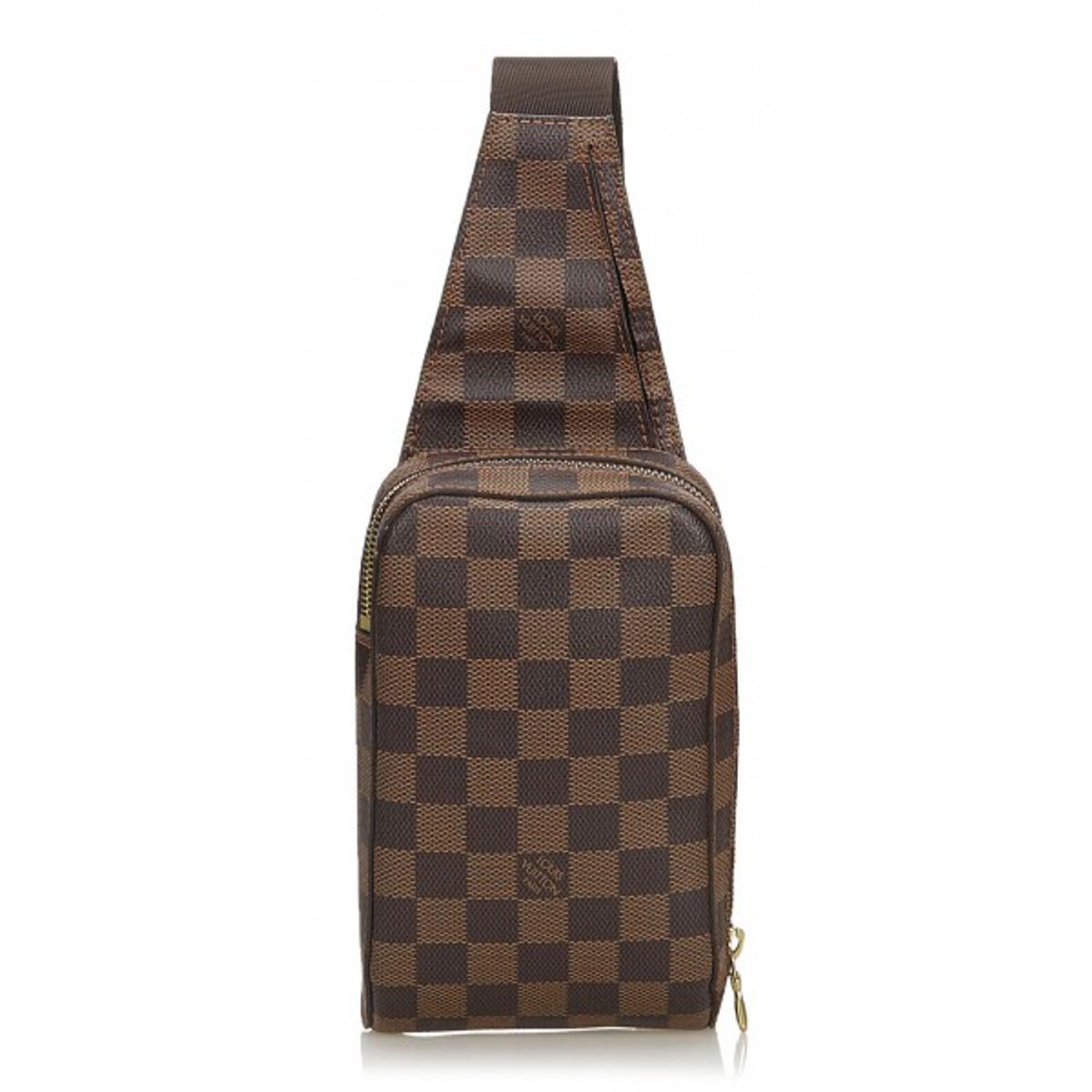 Louis Vuitton Damier Ebene Canvas Brown Geronimos Bag