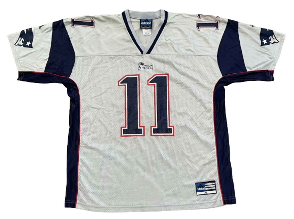 Adidas Vintage New England Patriots Drew Bledsoe Adidas Football Jersey
