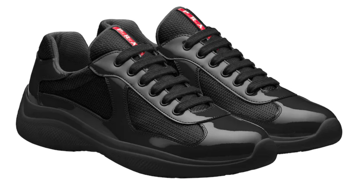 Prada Americas Cup Black Sneakers