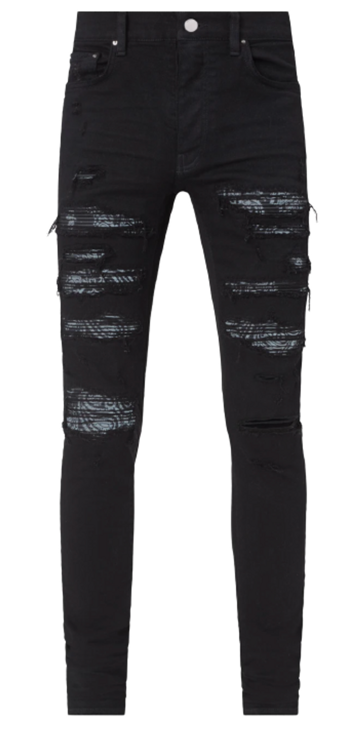 Amiri Bandana Black Thrasher Skinny Jeans