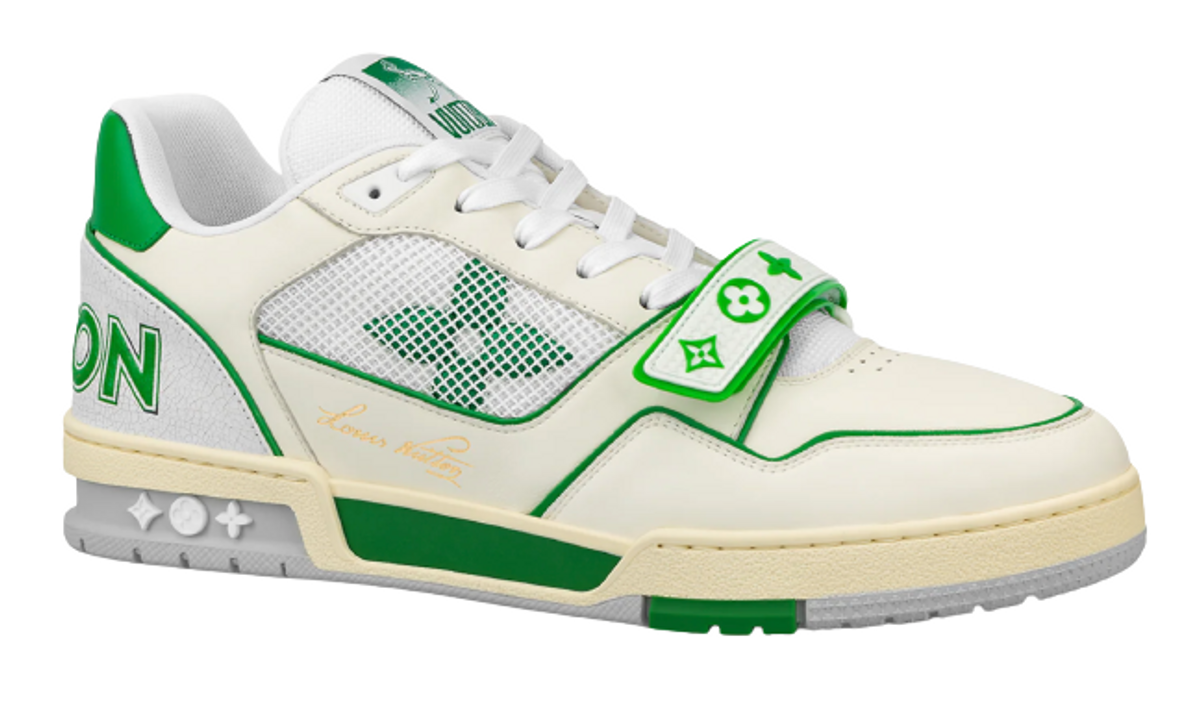 Louis Vuitton Lv Green Trainer Sneakers