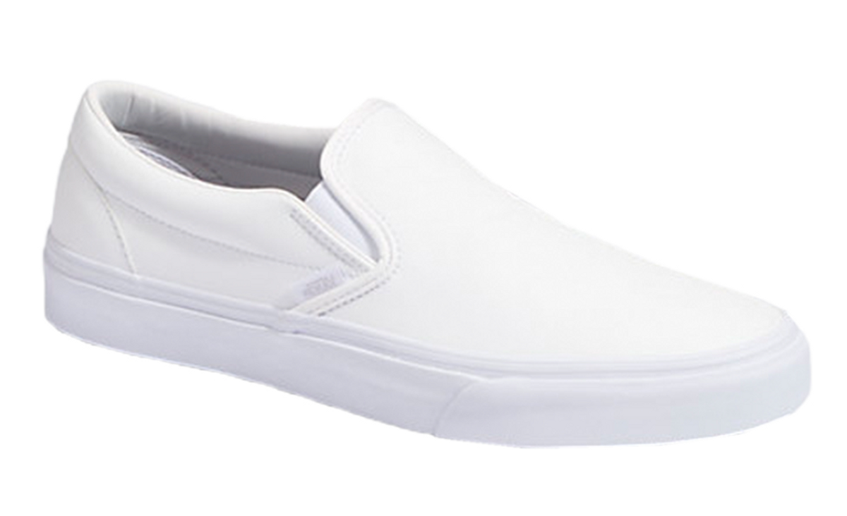 Vans Tumble SlipOn White Sneakers WHAT’S ON THE STAR?