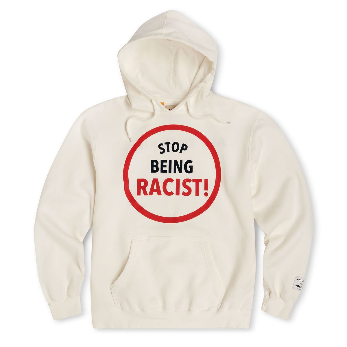 Gallery Dept. Stop Being Racist Reversible ATK White Hoodie