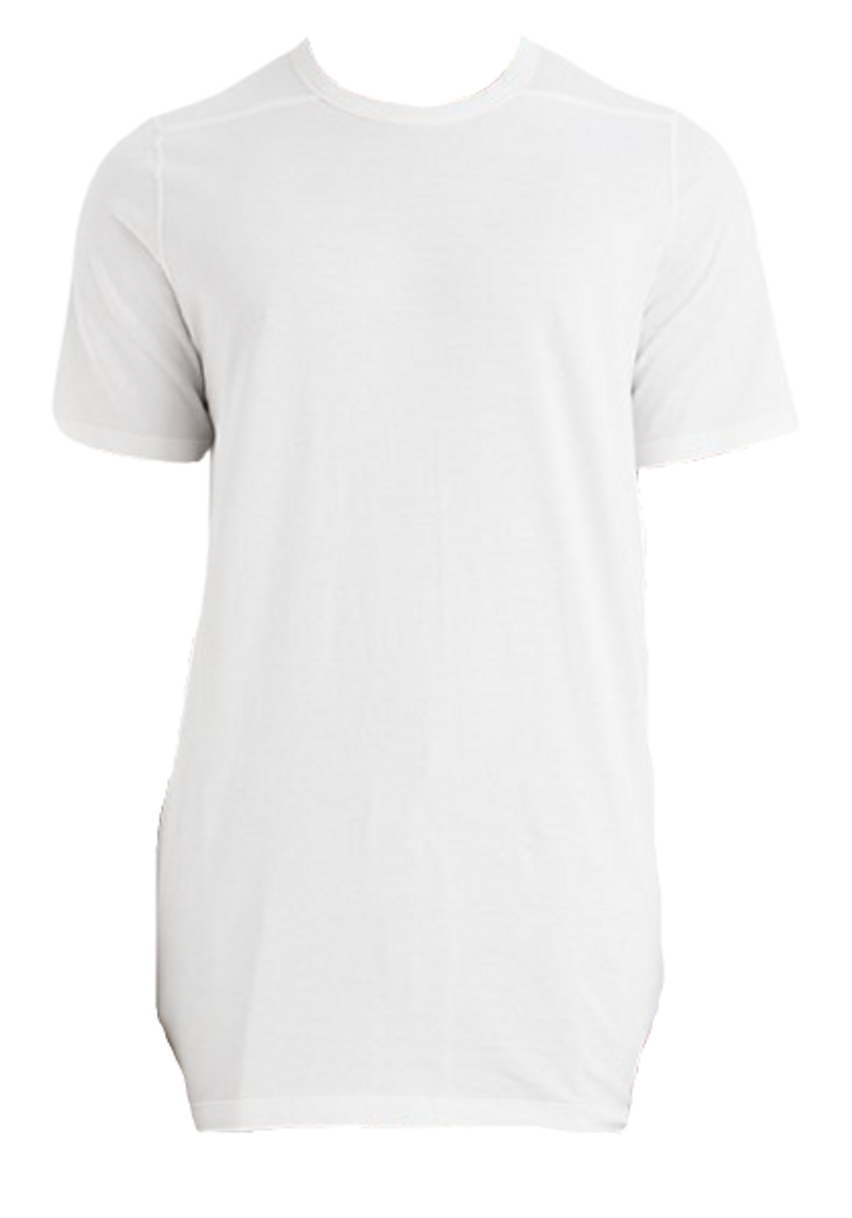Rick Owens Gethsemane Level White Classic Cotton Jersey T-Shirt