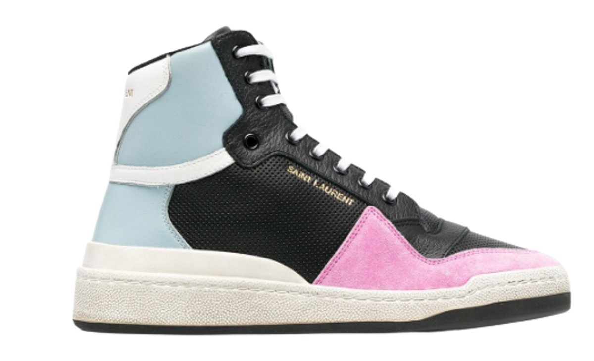 Saint Laurent Multi High Top Sneakers