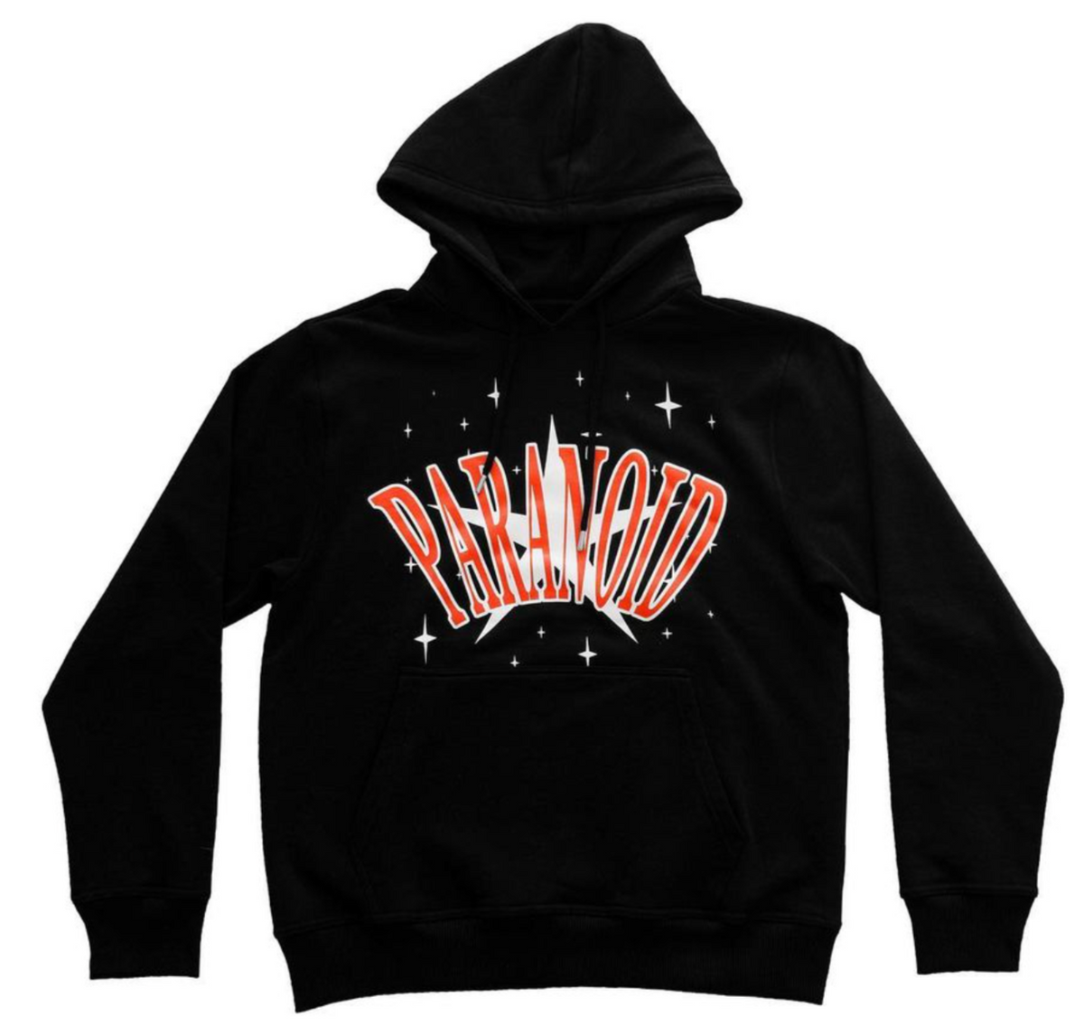 Paranoid Paranoid Star Black Hoodie