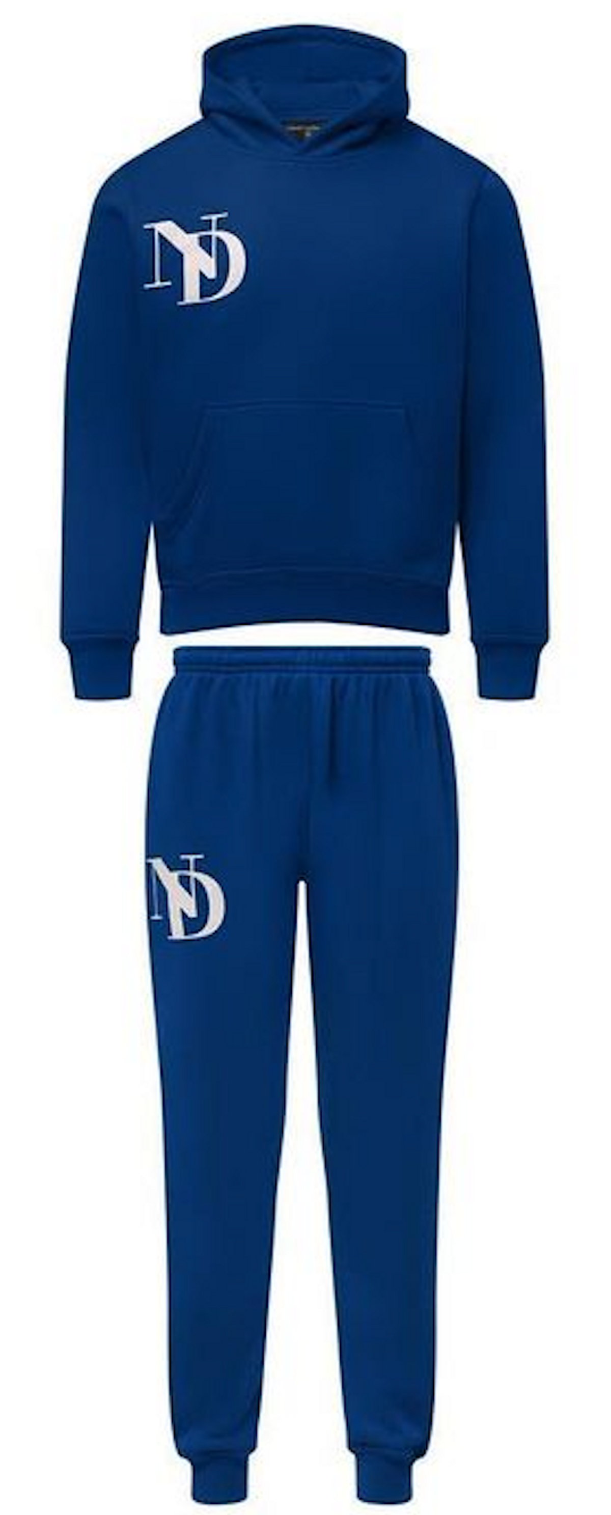 Nodisturbance Logo Blue Sweatsuit
