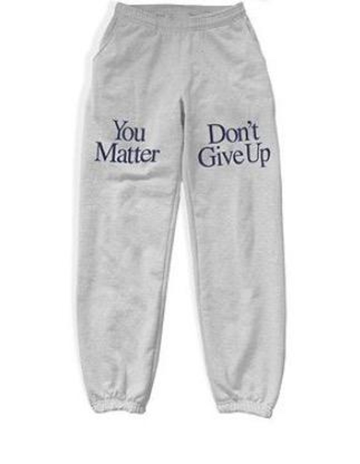 Praying Dont Give Up Grey Sweatpants