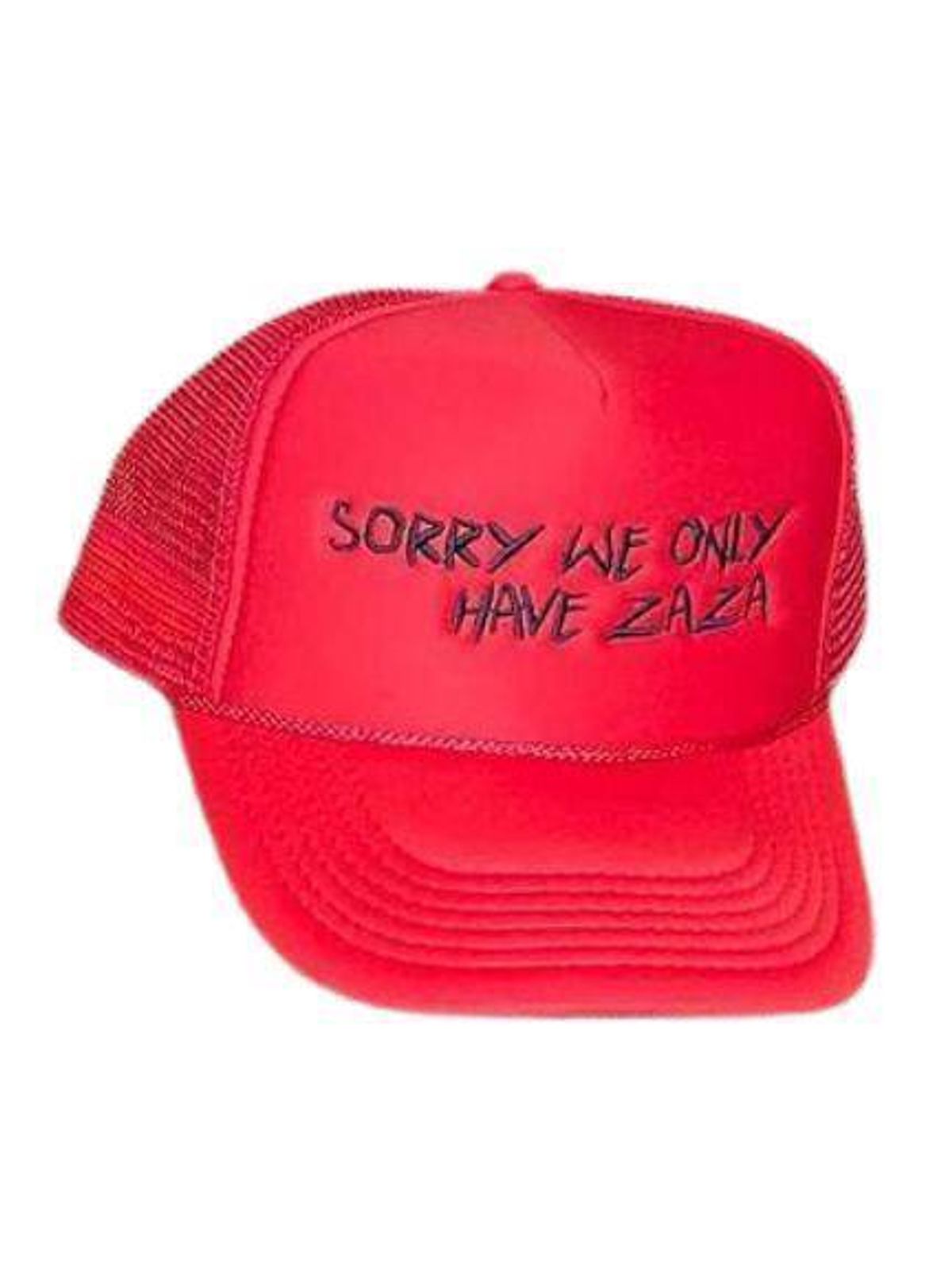 Unruly Hustle Uh Zaza Red Trucker Cap