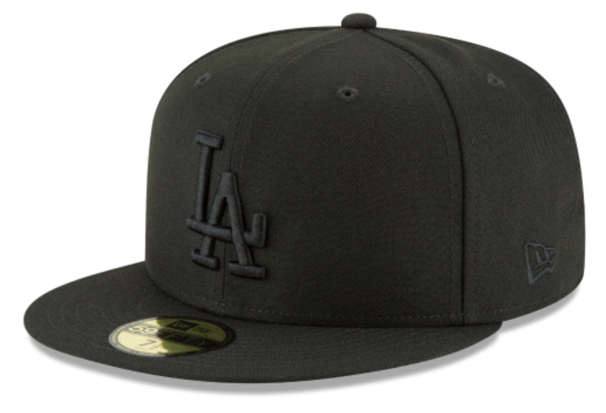 New Era Los Angeles Dodgers Blackout Basic 59Fifty Fitted Cap