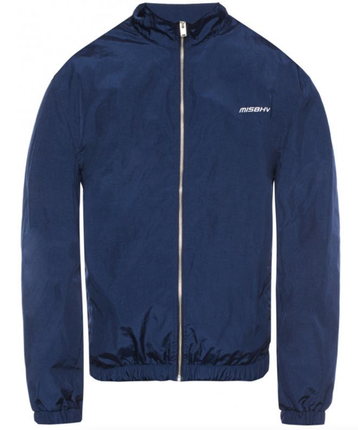 Misbhv Embroidered Logo Navy Zip Jacket