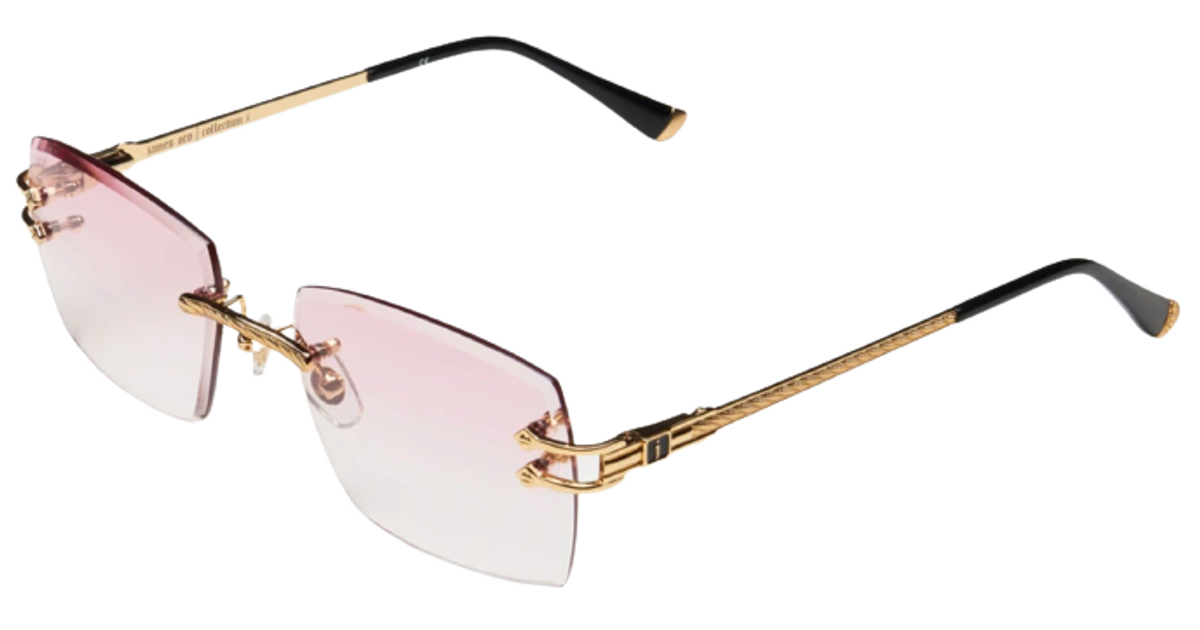James Oro Pink Tint Grail Sunglasses