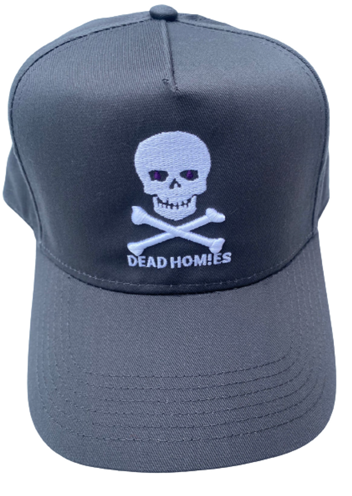 Dead Homies Grey and Purple Snapback