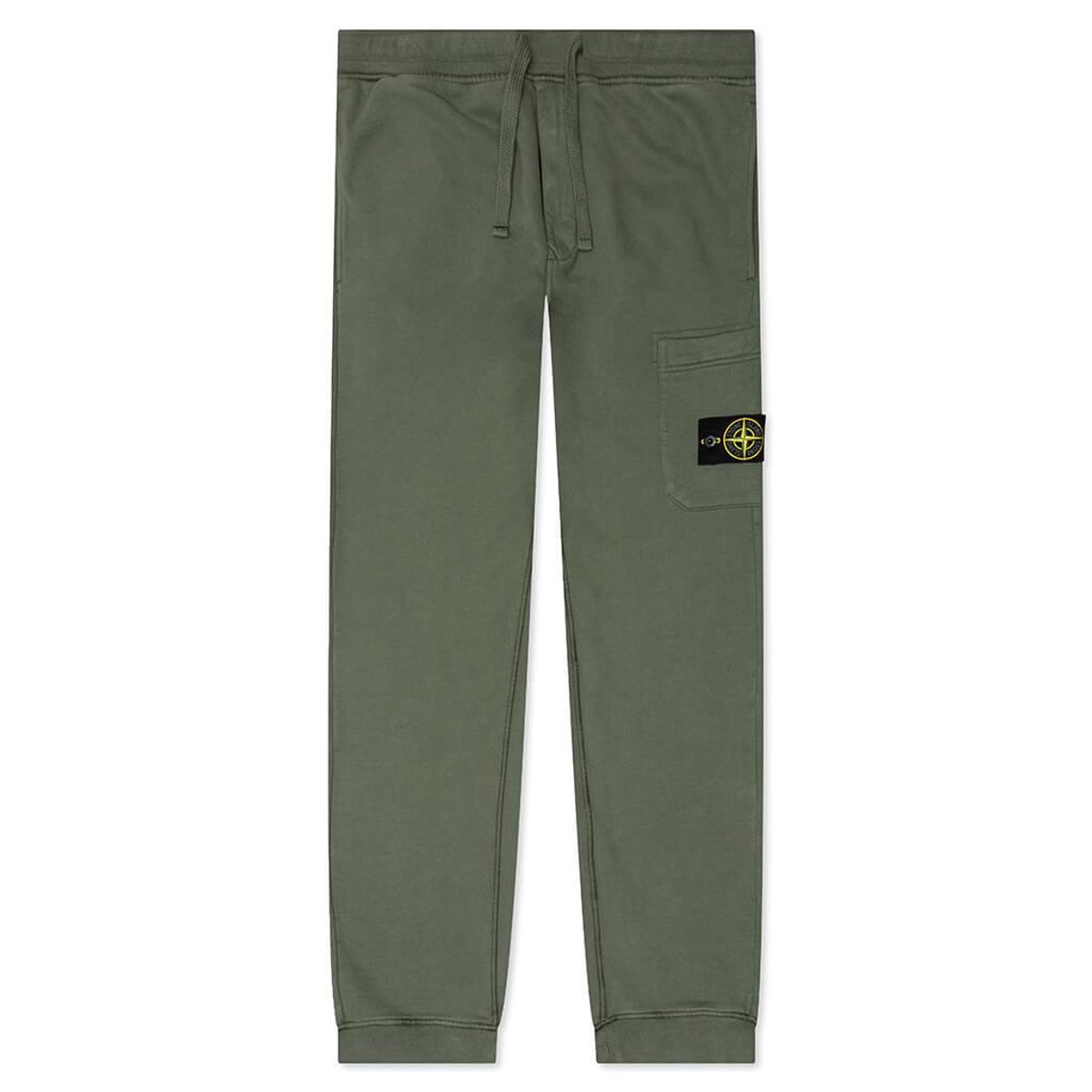 Stone Island Patch Fleece Green Pants