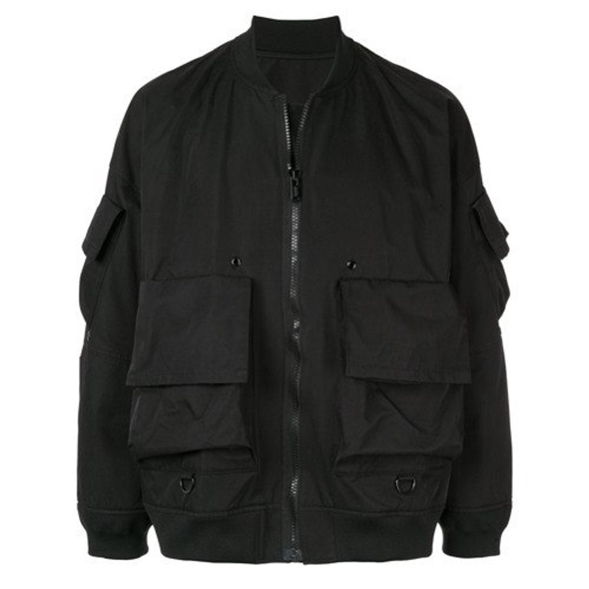 Undercover Pixelated Oversized Black Cargo Jacket