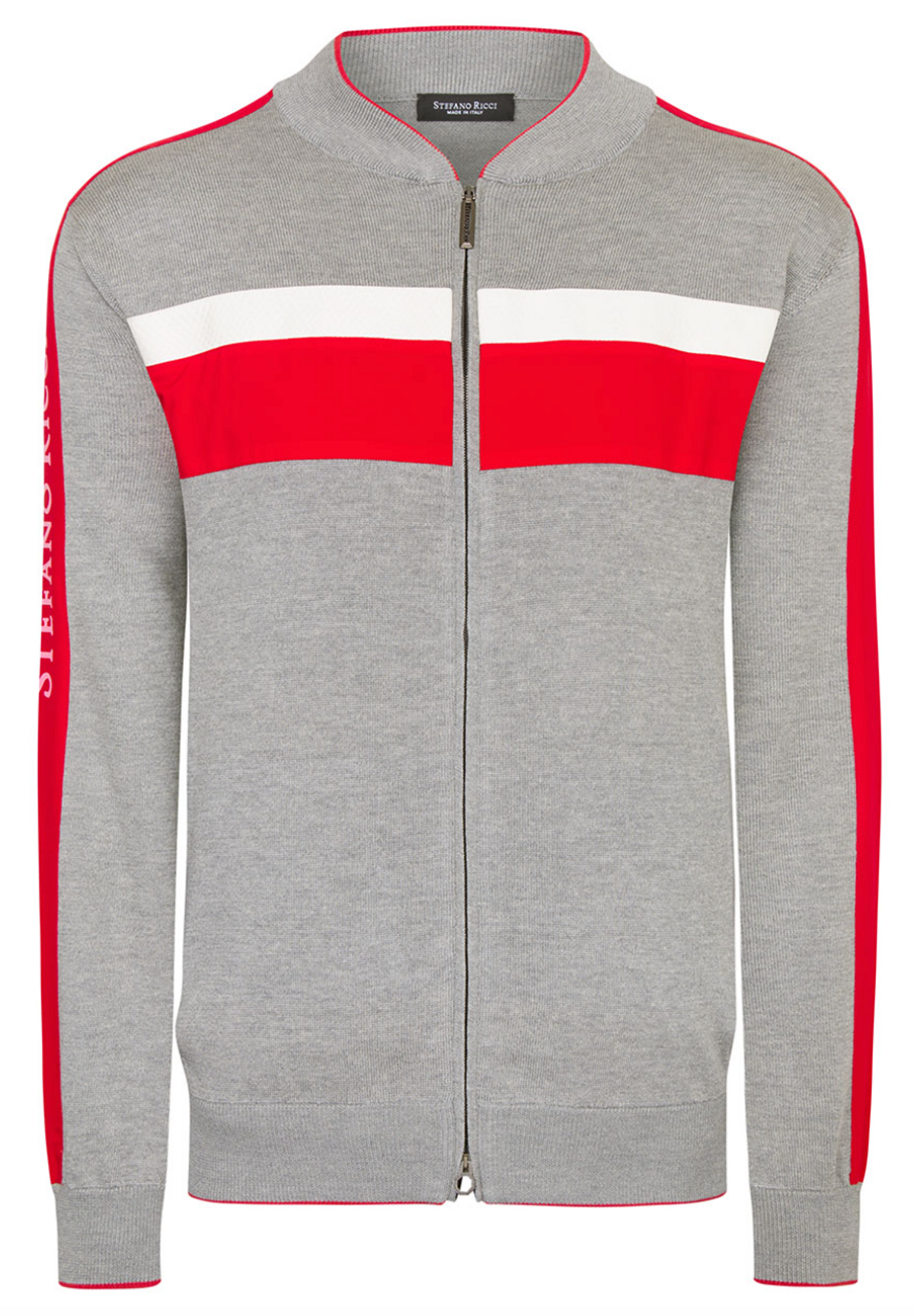 Stefano Ricci Snakeskin Stripe Full-zip Track Jacket