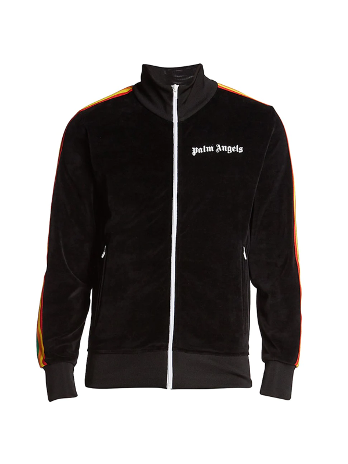 Palm Angels Rainbow Chenille Track Jacket Black