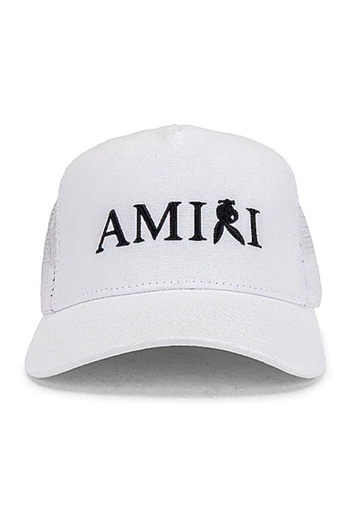 Amiri × Playboy Logo Embroidered Cotton-Canvas White Trucker Cap