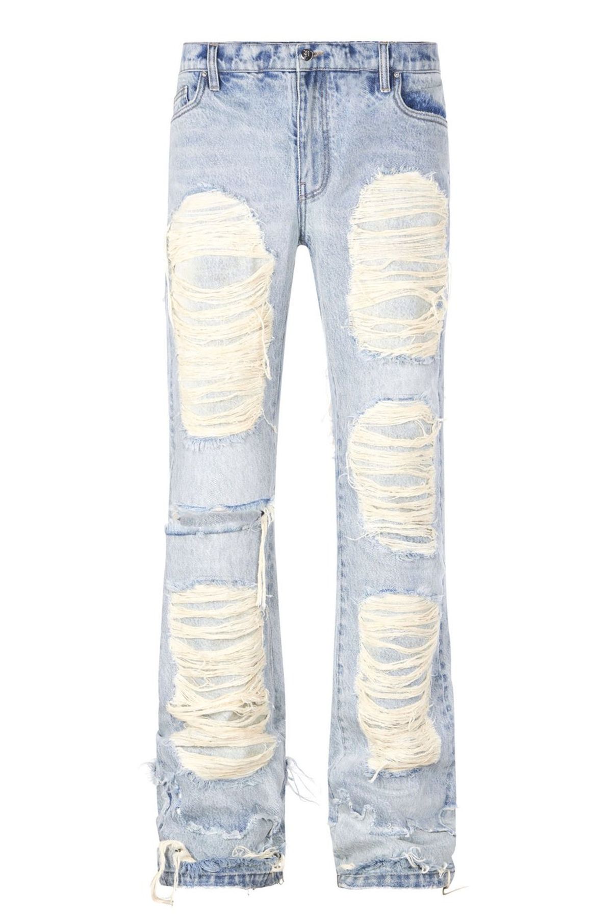 Dead Than Cool Indigo Destroyed Jeans