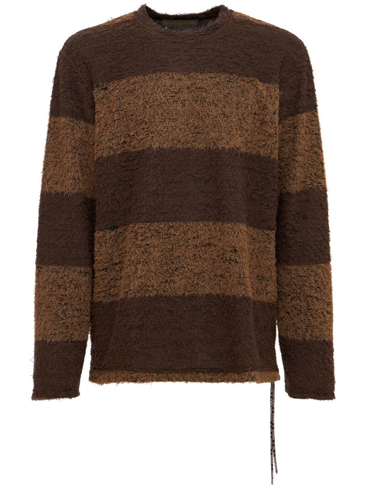 Mastermind World Pile Stripe Logo Brown T-Shirt