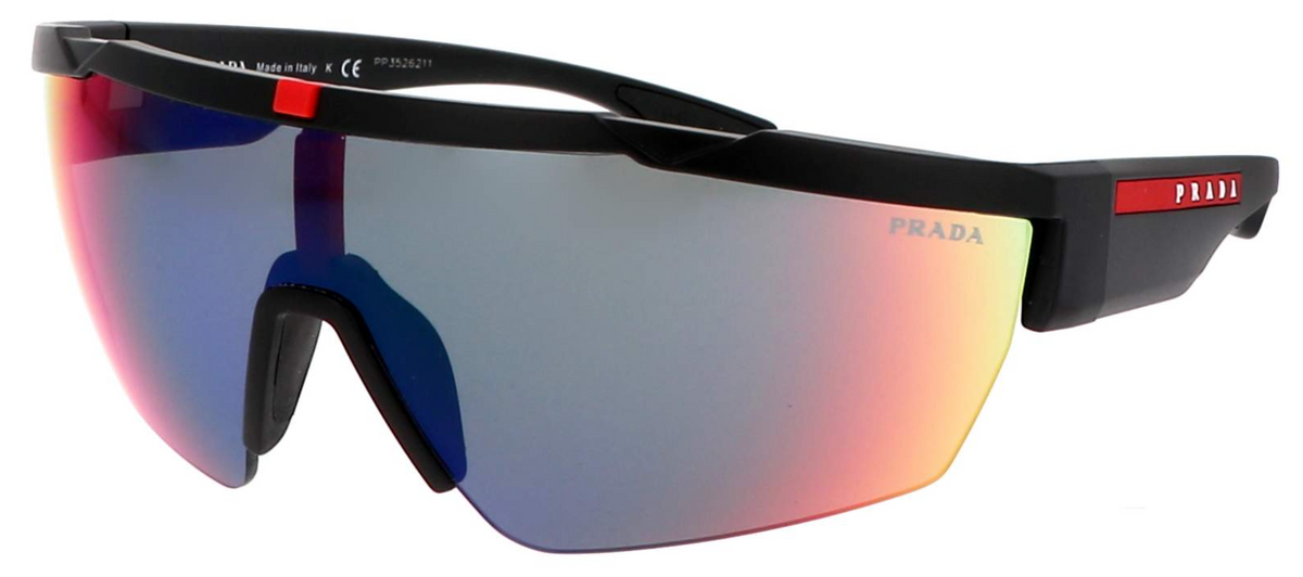 Prada Linea Rossa Black Mate Sunglasses