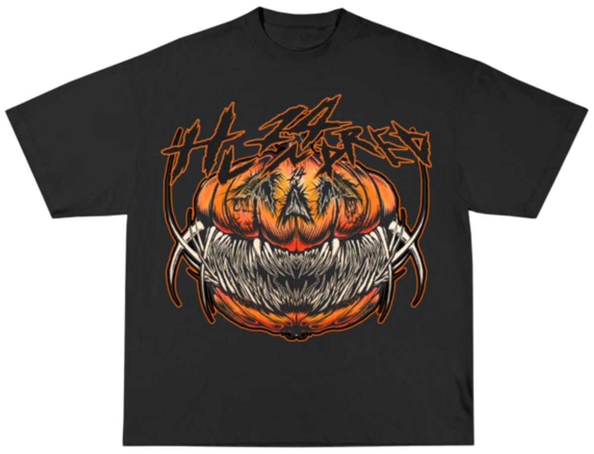 Trippie Redd Merch 14 Hundred Jack-O-Lantern Black T-Shirt