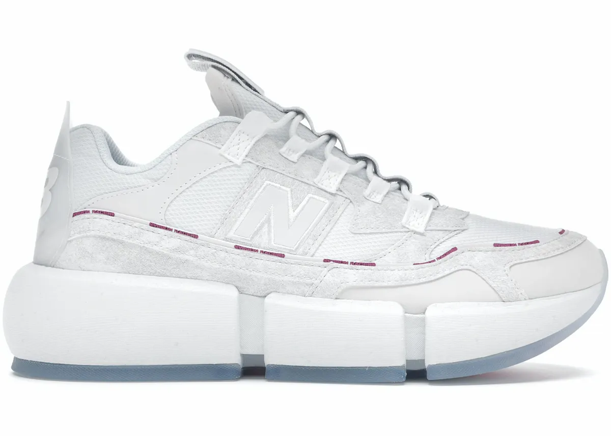 New Balance × Jaden Smith Merch Vision Racer White Pink Sneakers