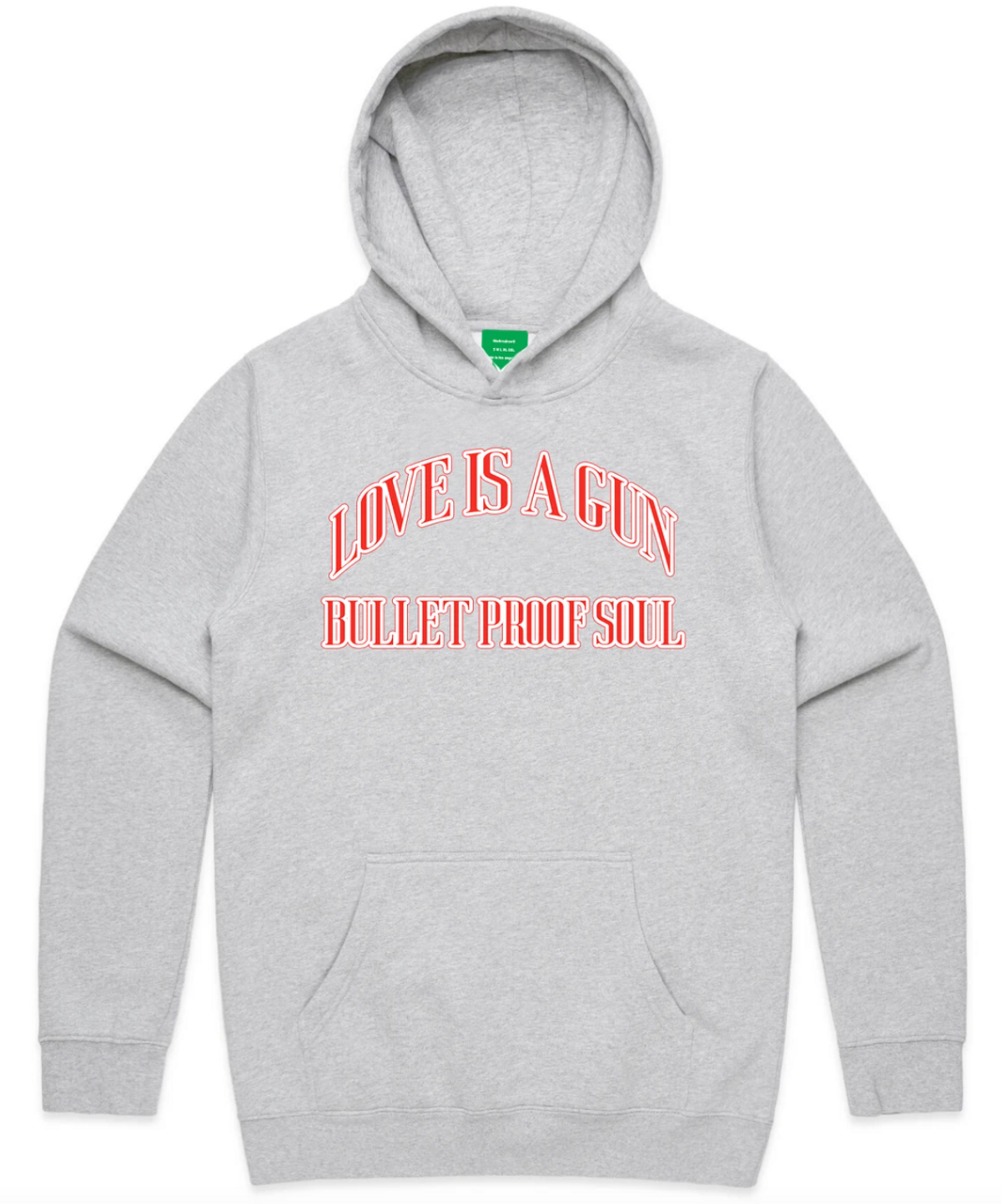 4Rmgallery Love is a Gun Grey Hoodie
