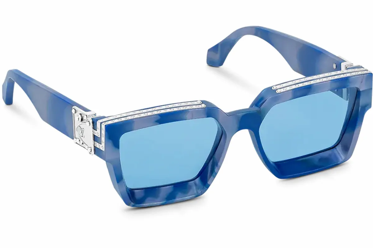 Louis Vuitton 1.1 Millionaires Blue Transparent Sunglasses