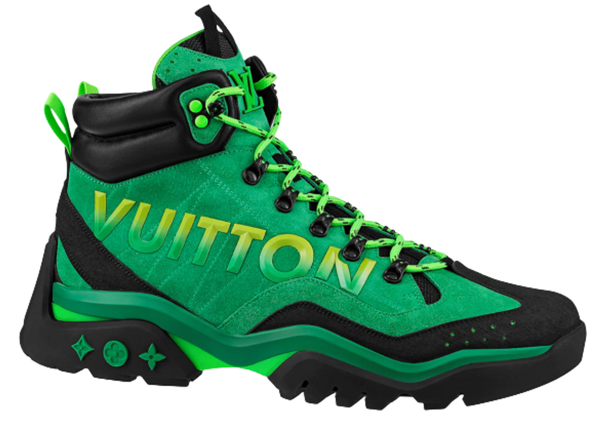 Louis Vuitton Millenium Green Ankle Boots
