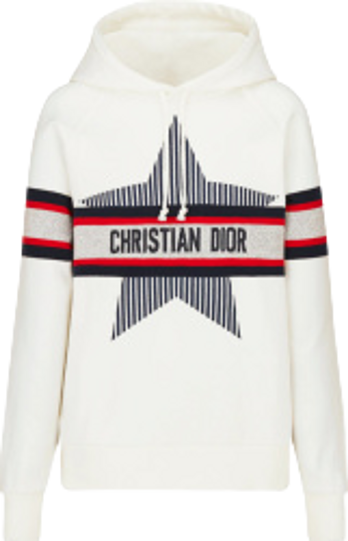 Dior White Navy Star Alps Hoodie | WHAT'S ON THE STAR?