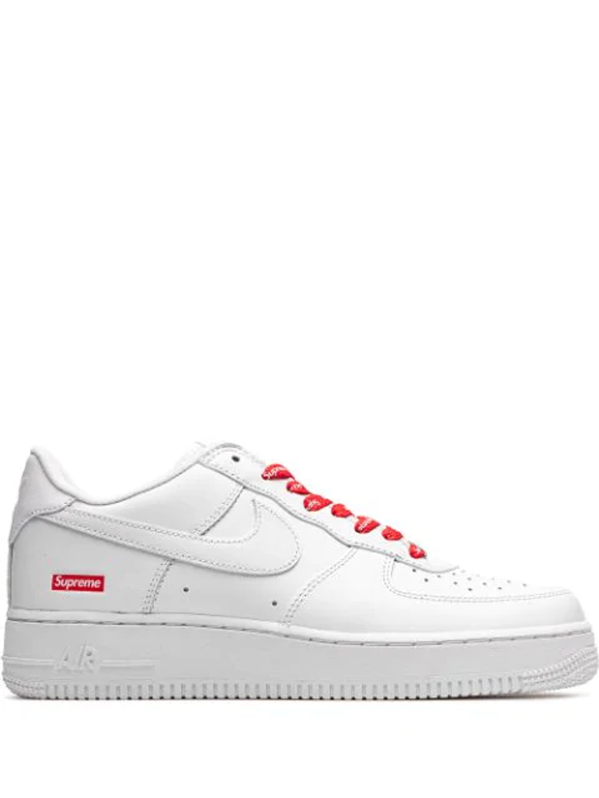 Supreme × Nike Air Force 1 White Sneakers