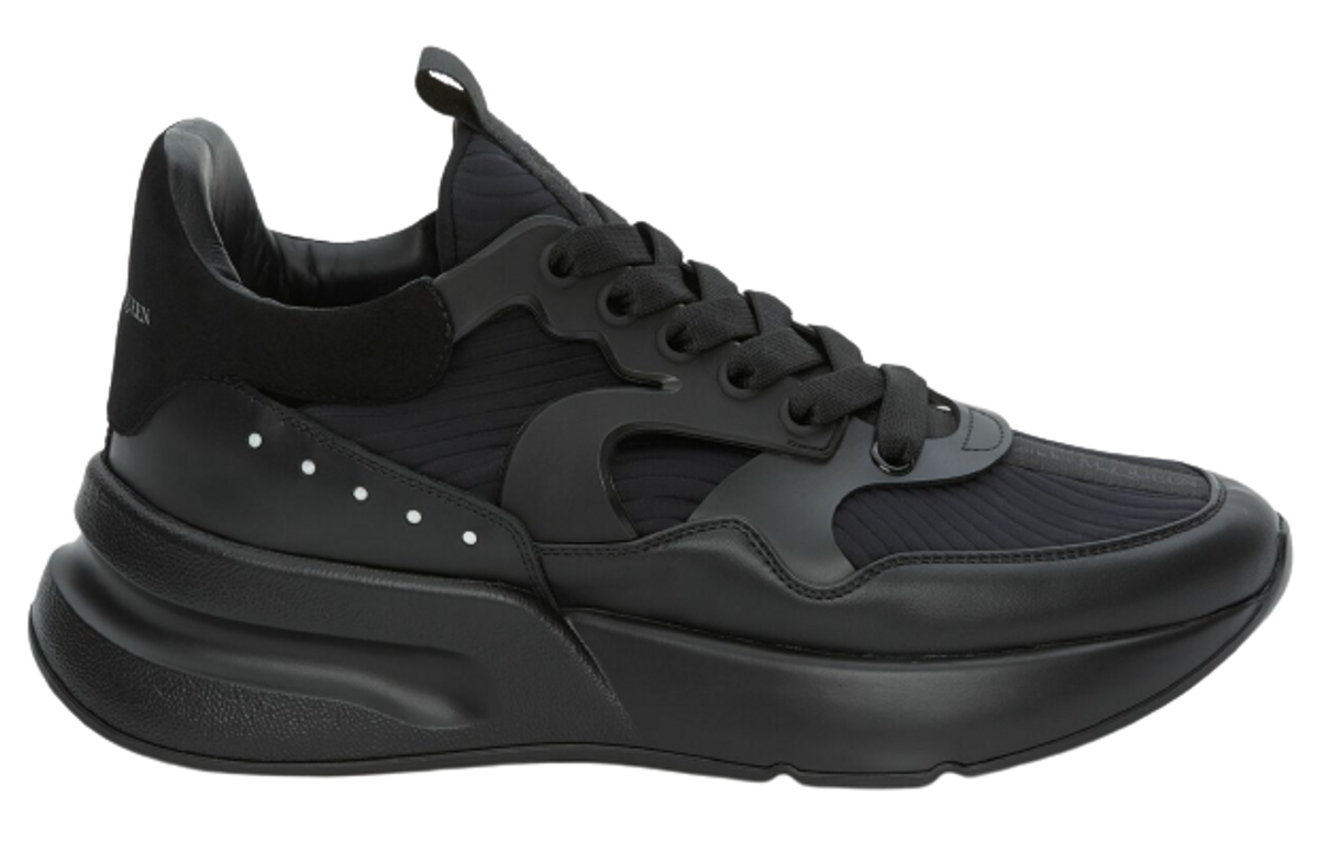 Alexander McQueen Oversized Runner Black Sneakers