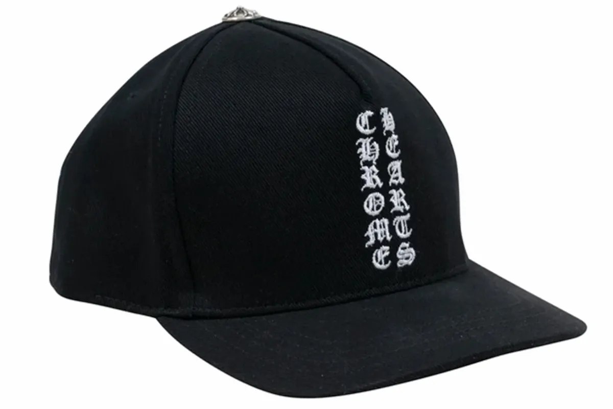 Chrome Hearts Vertical Logo Black Cap