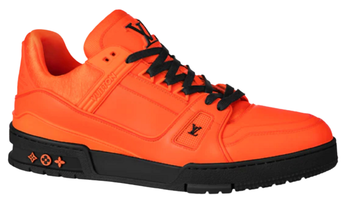 Louis Vuitton LV Orange Trainer Sneakers