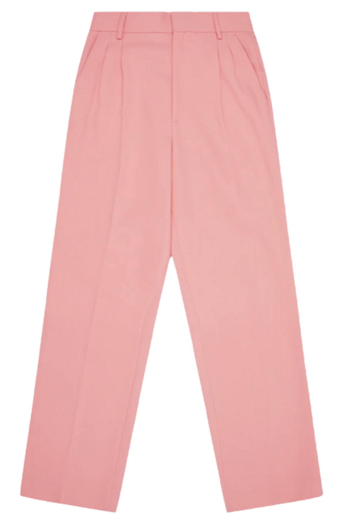 Casablanca Pink Merino Wool Wide Leg Trousers