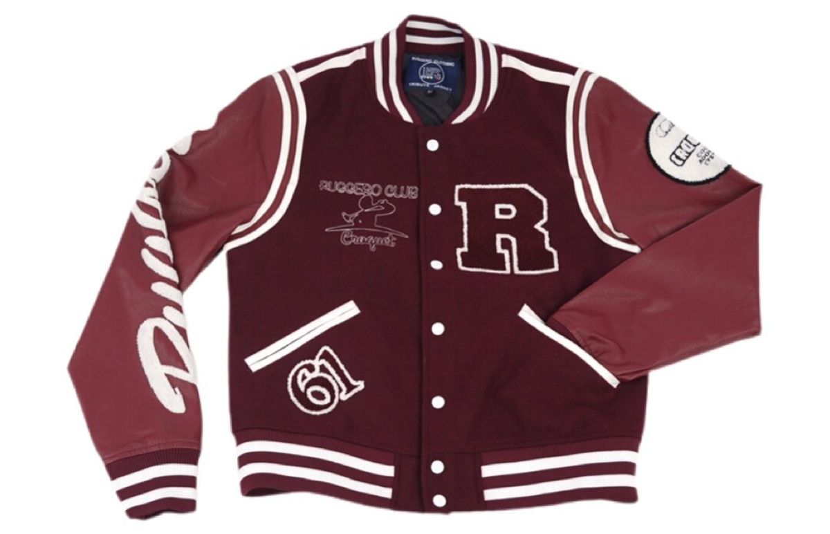 Ruggero Clothing Whitmore Tribute Letterman Bomber Jacket / Beanie Cap