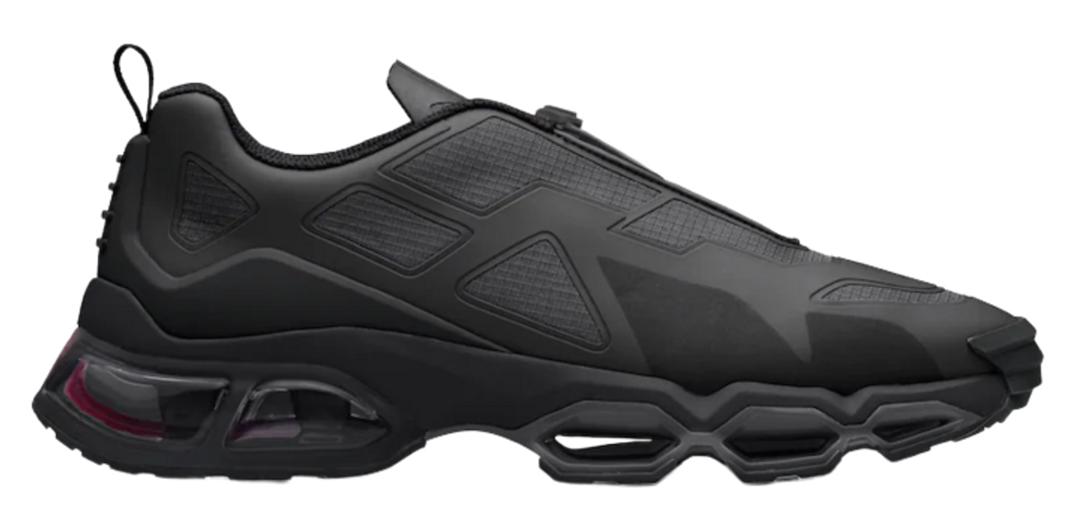 Prada Collision Cross Black Sneakers