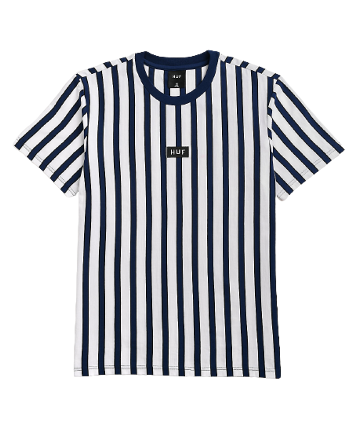 Huf Dexter Stripe Navy & White Knit T-Shirt