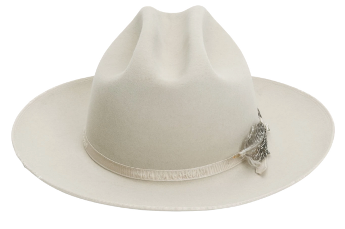 Stetson 1865 Distressed Open Road Royal Silverbelly Hat
