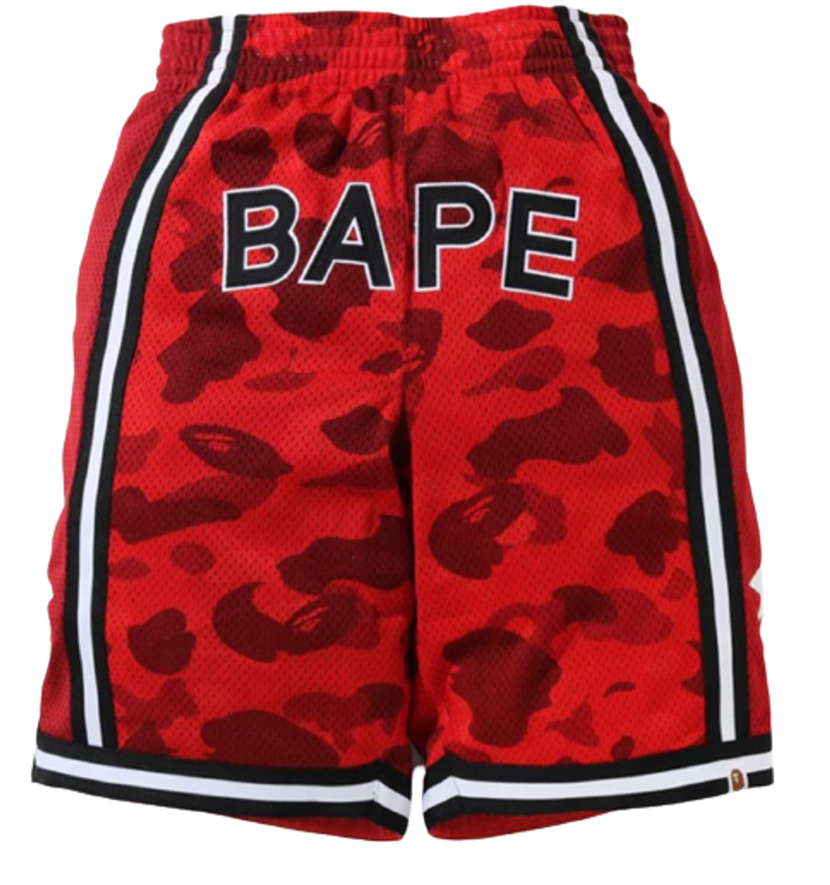 Bape Color Camo Red Basketball Shorts