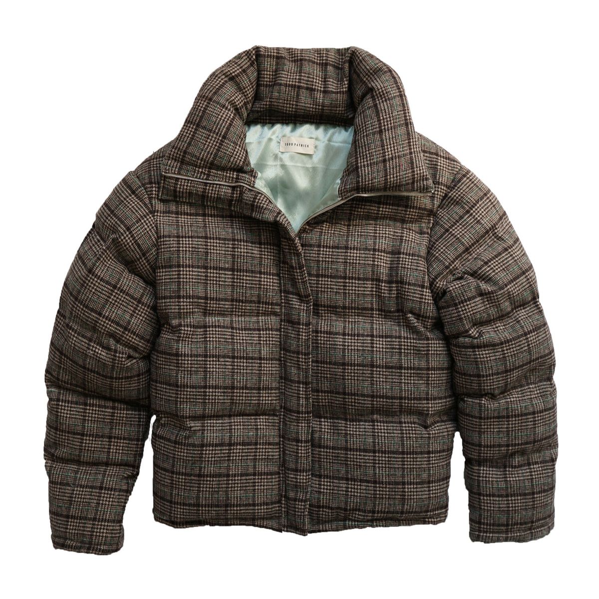 Todd Patrick Plaid Puffer Jacket